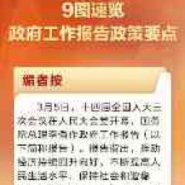数读2025全国两会丨9图速览政府工作报告政策要点